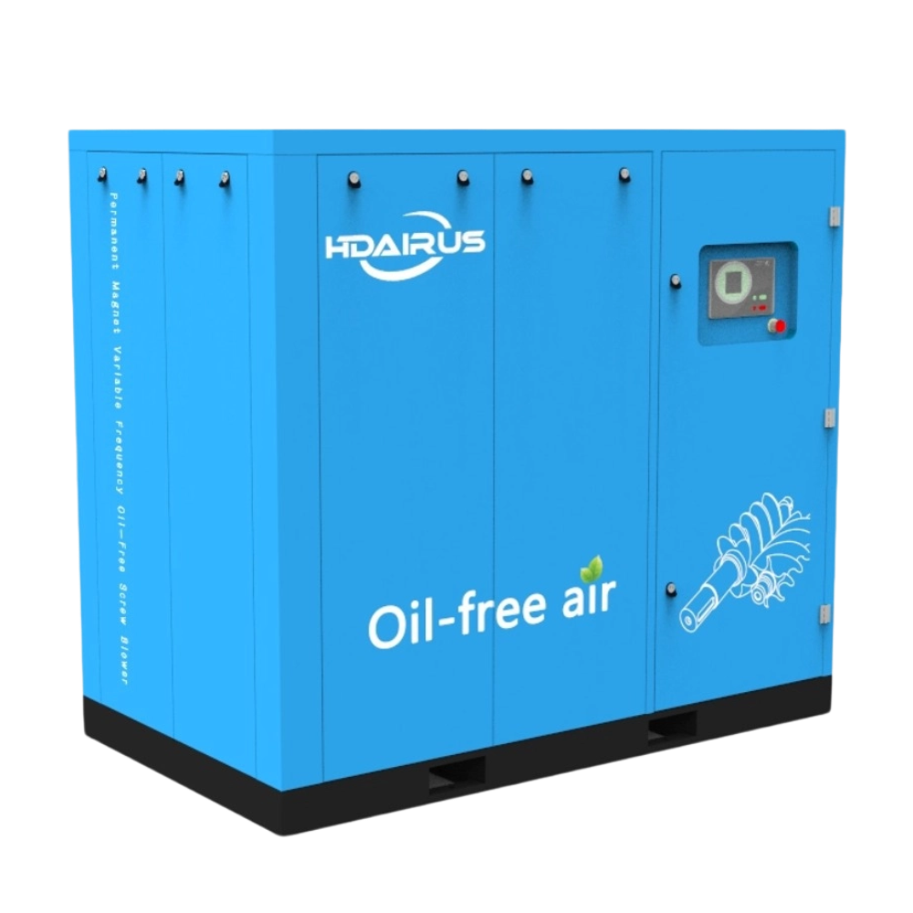 Permanent Magnet Variable Frequency Oil-free Screw Blower