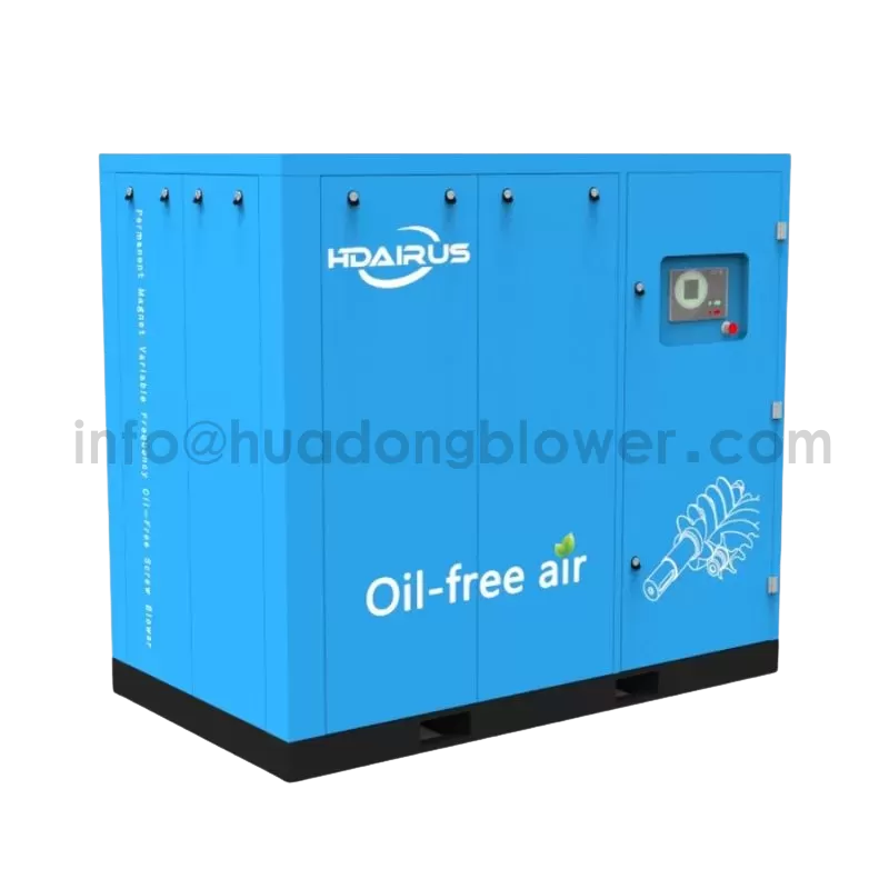 Permanent Magnet Variable Frequency Oil-free Screw Blower