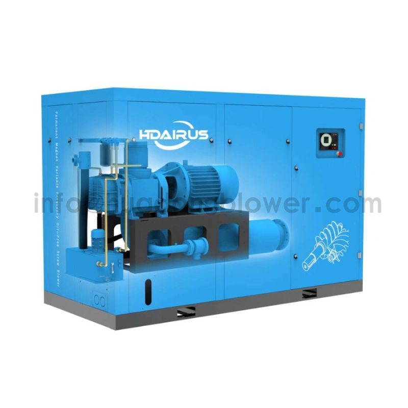 Permanent Magnet Variable Frequency Oil-free Screw Blower