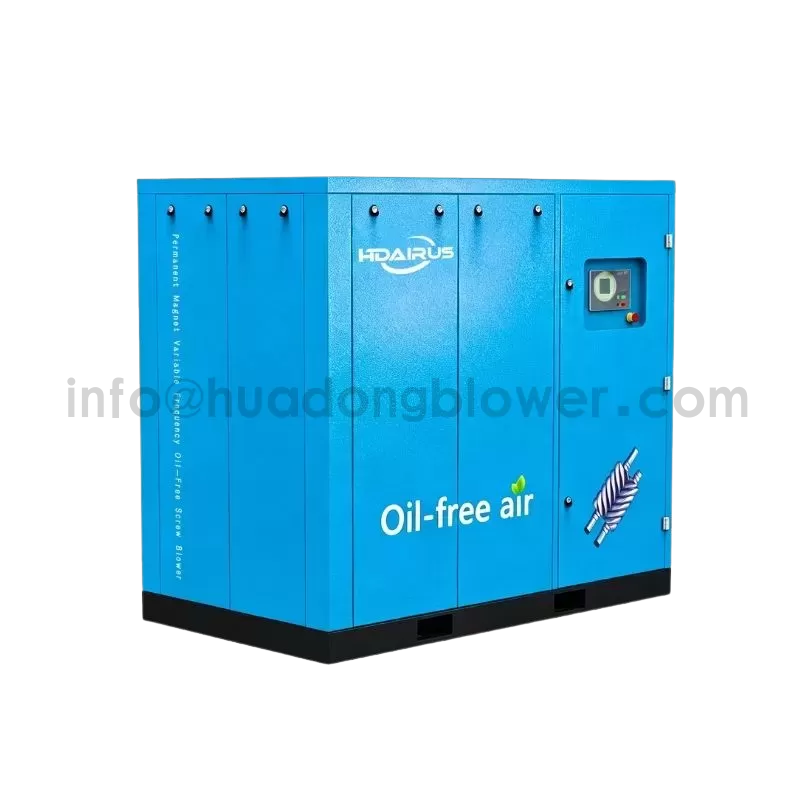 Permanent Magnet Variable Frequency Oil-free Screw Blower